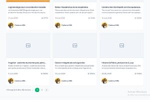 Site vitrine pour une ONG locale – section-blog-suite